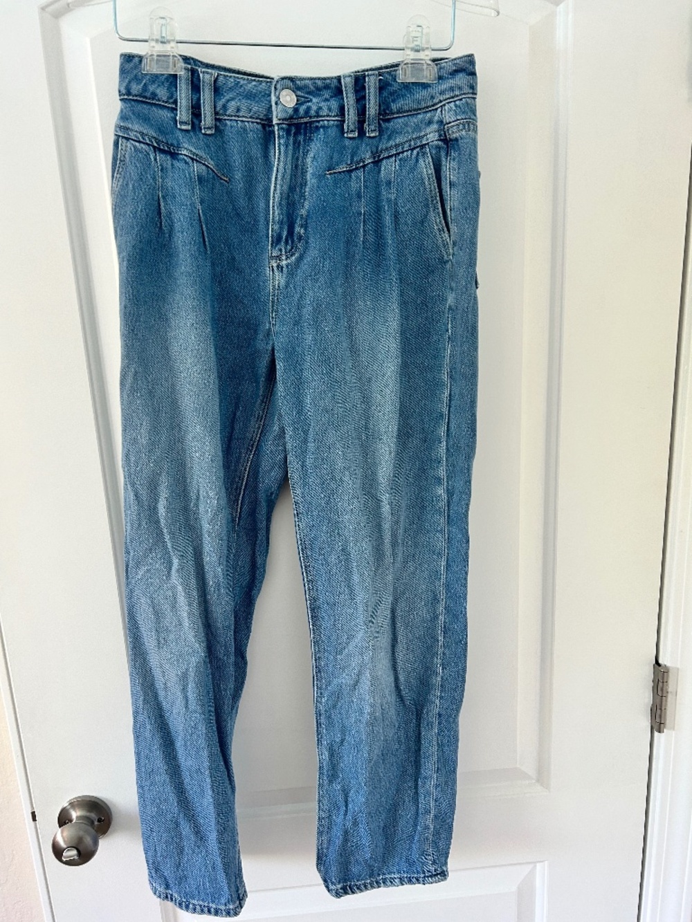 Paige denim Noella pleated trouser jeans size 26